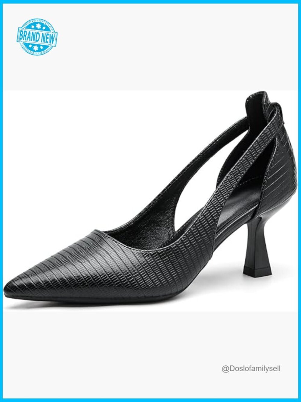 Stiletto Heels Closed Pointed Toe Comfortable Dressy Pumps Shoes